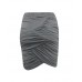 Ruched Jersey Mini Skirt